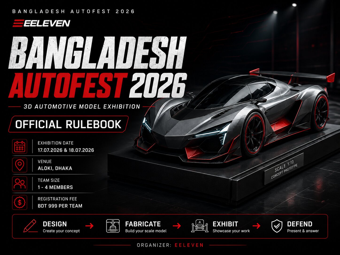 Bangladesh Autofest 2026 3D Automotive Model Exhibition